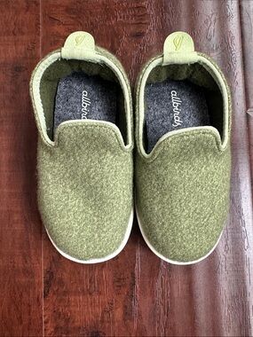 allbirds Kids Slip-On Wool Shoes in Green